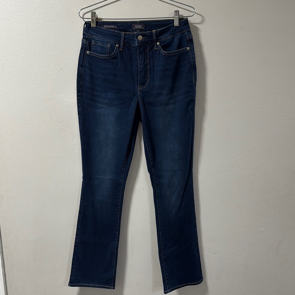 NYDJ Slim Bootcut Jeans Blue Denim Size 6P | Lift Tuck Technology
#558